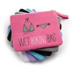 Waterproof Wet Bikini And Swimsuit Bag- Hot Pink / Fuchsia